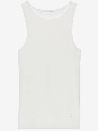 By Malene Birger Pure Cotton Tank Top In White