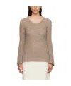 By Malene Birger Taupe Pelira Sweater In Nude