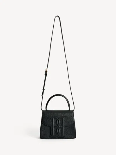 By Malene Birger Ramil Logo-embossed Top-handle Cross Body Bag In Black
