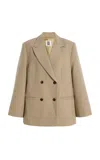 By Malene Birger Ramo Twill Wool Blazer