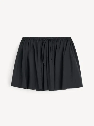 By Malene Birger Rapheo Organic Cotton Mini Skirt In Black
