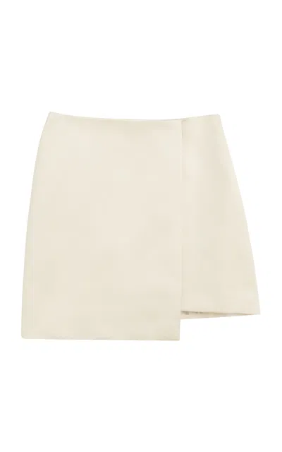 BY MALENE BIRGER RAYE COTTON-BLEND MINI WRAP SKIRT