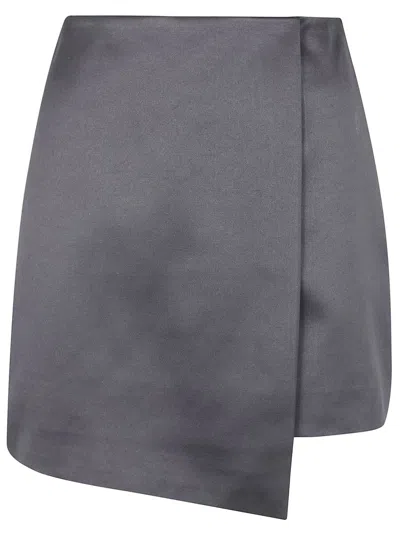 By Malene Birger "raye" Mini Skirt Clothing In Gray