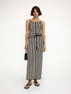 By Malene Birger Raze Crocheted Organic Cotton Midi Skirt In Crochet Black & White