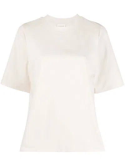 By Malene Birger Off-white Denami T-shirt In 18f Almond