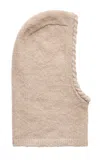 By Malene Birger Rema Braided Wool Balaclava In Grey