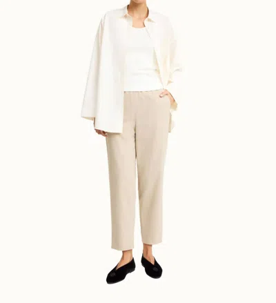 By Malene Birger Remi Trousers In Beige Melange