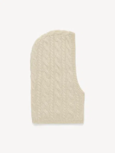 By Malene Birger Renima Wool Balaclava In Oyster Gray
