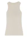 By Malene Birger Lise Tank Top In Lyocell Blend In White
