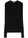 By Malene Birger Rinah Merinowolloberteil In Schwarz
