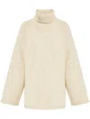 By Malene Birger Charice Wool Sweater In Neutrals