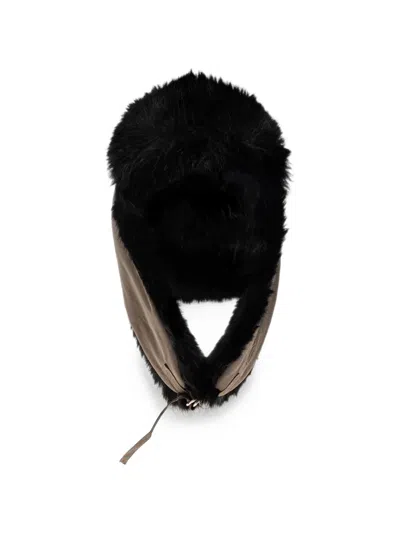 By Malene Birger Rolla Faux-fur Trim Hat In Black