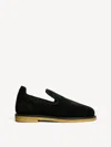 By Malene Birger Romine Suede Slippers In Black