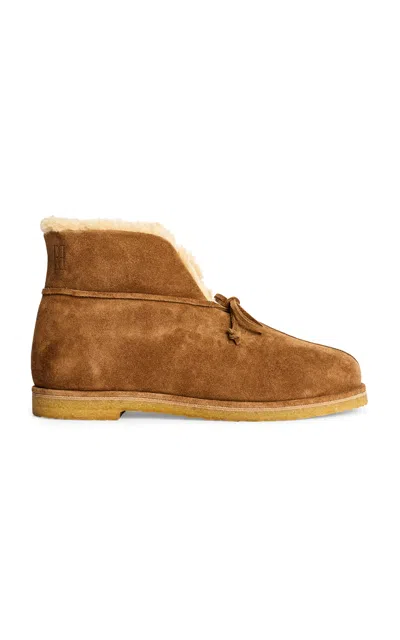 By Malene Birger Romma Suede Ankle Boots In Brown