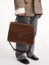 By Malene Birger Ronlas Leather Shoulder Bag In Bison