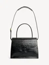 By Malene Birger Ronlas Leather Shoulder Bag In Black