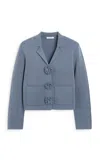 By Malene Birger Rosa Knit Cardgian In Blue