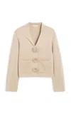 By Malene Birger Rosa Knit Cardgian In Nude