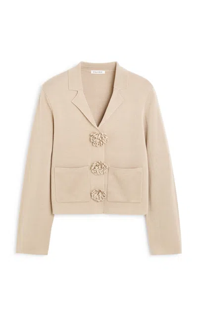 By Malene Birger Rosa Knit Cardgian In Nude