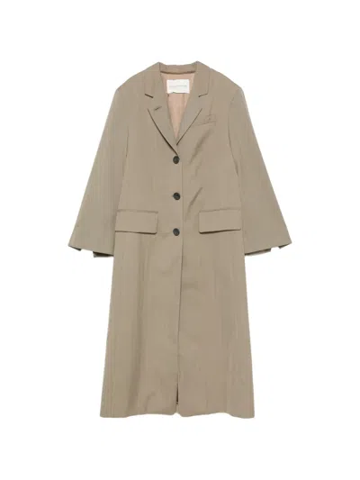 By Malene Birger Rosett Button-fastening Blazer In Brown