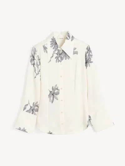 By Malene Birger Rosiannas Satin Shirt In Multi