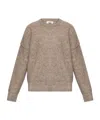 By Malene Birger Round Neck Long-sleeved Sweater In Nude