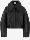 By Malene Birger Rowani Cropped Leather Jacket