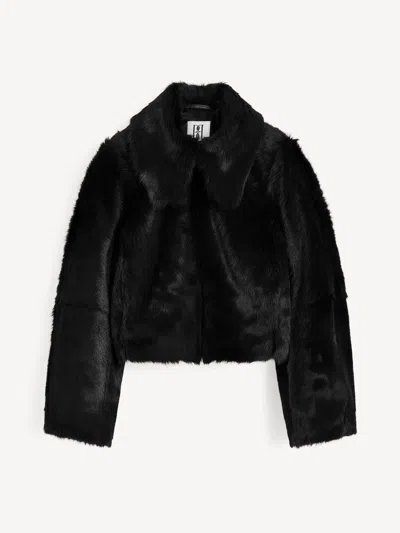 By Malene Birger Rowani Shearling Calf Jacket In Black