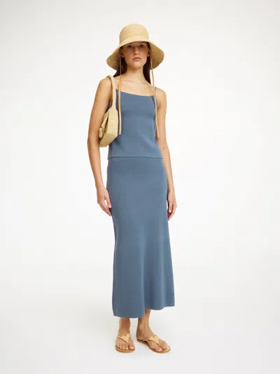 By Malene Birger Roz Midi Skirt In Grisaille