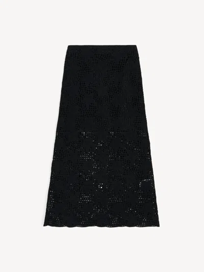 By Malene Birger Roz Organic Cotton Skirt In Black