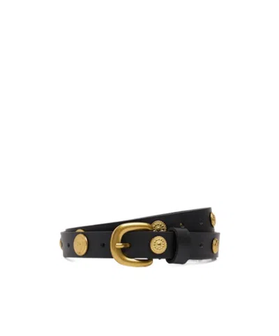 By Malene Birger Safa Leather Belt In Black