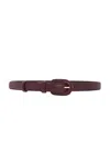By Malene Birger Salio Belt In Burgundy