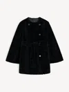 By Malene Birger Sannie Shearling Jacket In Black