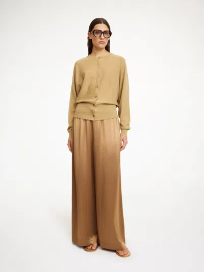 By Malene Birger Sao Wool Cardigan In Cornstalk