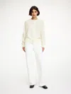 By Malene Birger Sao Wool Cardigan In Soft White