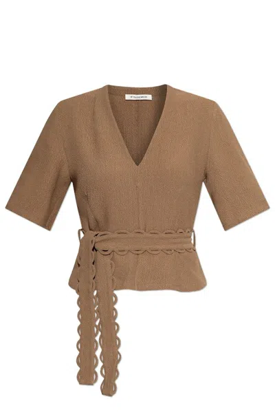 By Malene Birger Ullas Blouse In Brown