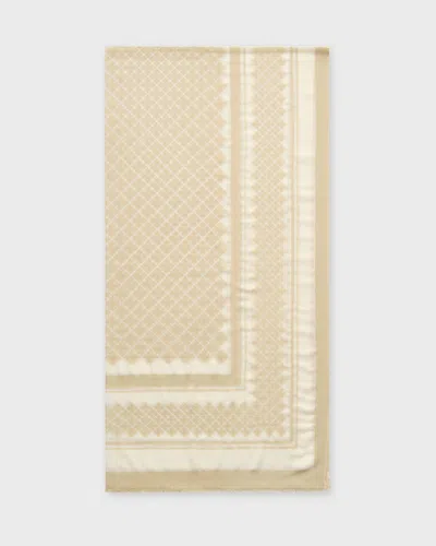 By Malene Birger Scarf Julee Blå Creme