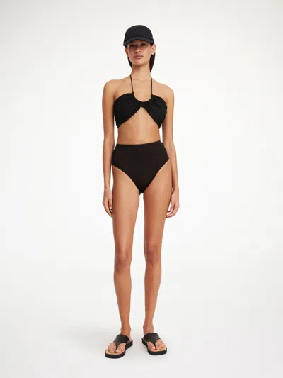 By Malene Birger Seabay Bikini Top In Black
