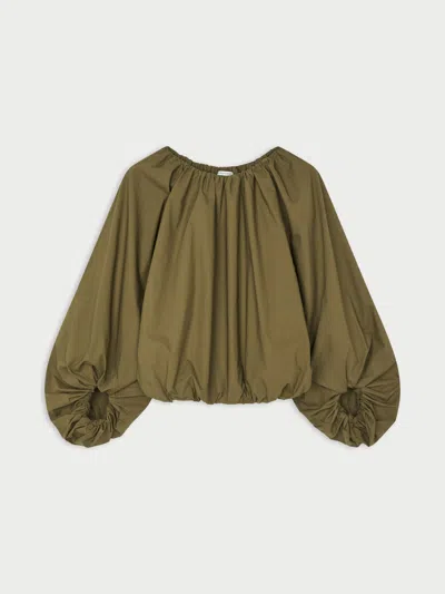 By Malene Birger Semara Organic Cotton Blouse In Hunt