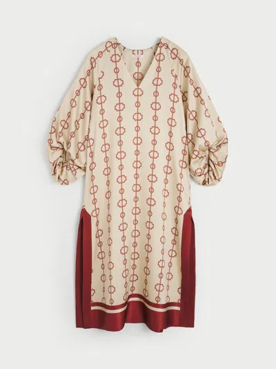 By Malene Birger Semira Maxi Dress In Parisian Scarf Print