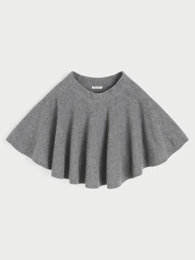 By Malene Birger Sherry Wool Skirt In Grey Melange