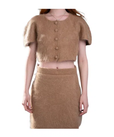 By Malene Birger Short-sleeved Shirt In Brown
