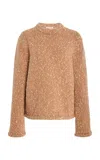 By Malene Birger Siena Textured Knit Sweater In Brown