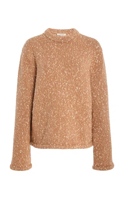 By Malene Birger Siena Textured Knit Sweater In Brown