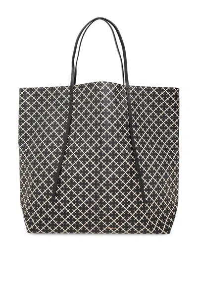 By Malene Birger Abigail Printed Tote Bag In Black