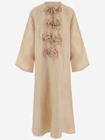 BY MALENE BIRGER SILK CICELIA LONG DRESS