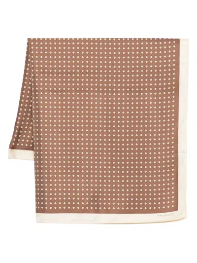 By Malene Birger Silk Scarf In Brown