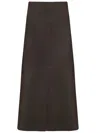 By Malene Birger Simoas Leather Skirt In Brown