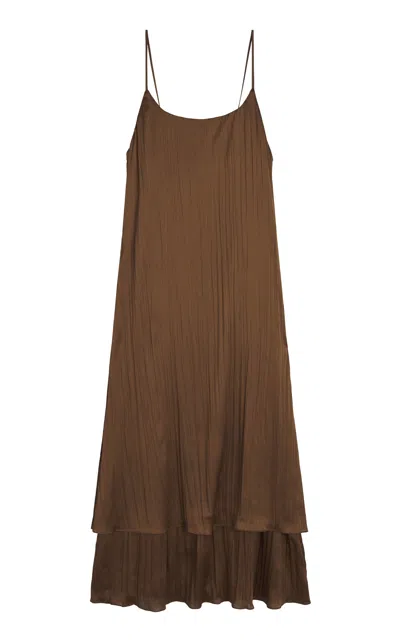 By Malene Birger Simona Maxi Dress In Brown