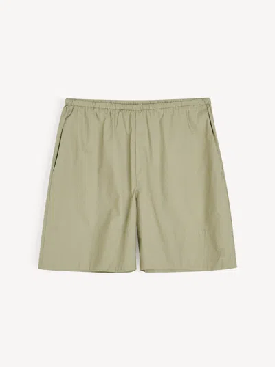 By Malene Birger Siona Organic Cotton Shorts In Green